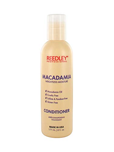Reedley - Après-Shampoing Macadamia Volumisant - Après-Shampoing Cruelty Free - Sans Gluten - Après-Shampoing Sans Sulfate et Sans Paraben - Brillance, Hydratation et Renforcement du Cheveu Cover