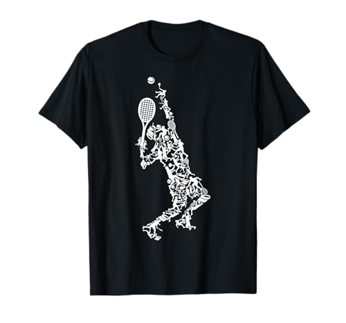 Silueta de tenis Camiseta