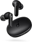 Soundcore by Anker Life P2 Mini True Wireless Earbuds, 10mm Drivers with Big Bass, Custom EQ, Bluetooth 5.2, 32H Playtime, USB-C for Fast Charging, Tiny Size for Commute, Work (Black)