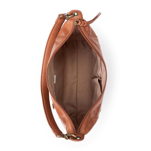 Image of The Sak Alameda Hobo Bag - Premium Large Leather Women's Handbag for Everyday & Travel - Durable Purse With Zipper Pocket