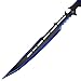 Snake Eye Tactical Fantasy Sword w/Nylon Sheath Machete Outdoors Camping (023, Blue)
