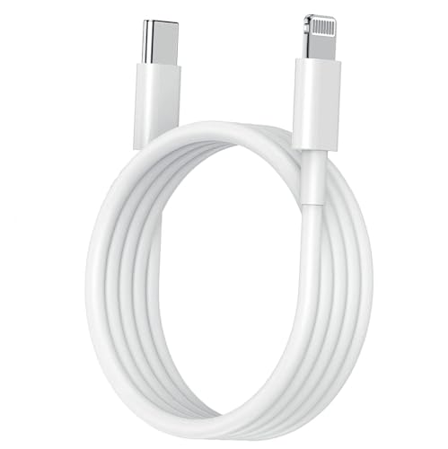 Image of USB C to Lightning Fast Charger Original Cable USB-C Power Delivery Charging Cord Compatible for iPhone 14 /13 /12 /12 PRO Max /12 Mini /11 /11PRO /XS /Max /XR /X /8 Plus /iPad 20 W PD Charger|6 Months Warranty