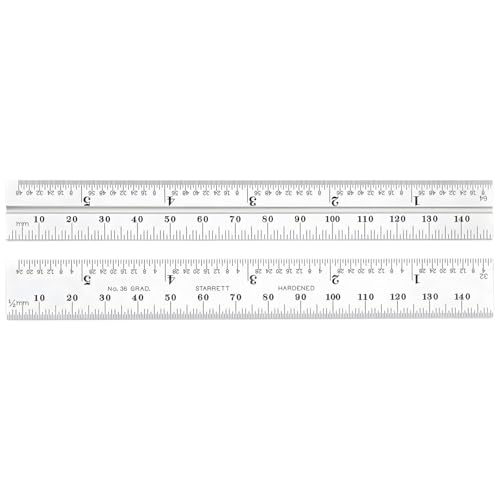 Règle Starrett CB150-36 150 mm pour corriger les erreurs de mesure