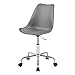 Selsey DJUM - Chaise de Bureau (Gris, Dossier Ergonomique, Assise Large tapissée)