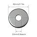 JJHXSM 2pcs Pipe Hole Air Conditioning Hole Decorative Cover 22x80mm Snap On Silver Round Cover Round Escutcheon Plate