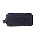 MARLOWE. Toiletry Bag for Men, Lightweight Black Canvas Dopp Kit Travel Toiletry Bag, Water-Resistant Organizer with Interior Zip Pocket for Gym, Shave Kit or Bathroom