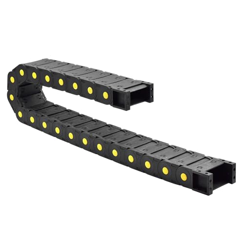 Chaîne de traction R100 anti-torsion pour protéger les câbles de CNC 25x57