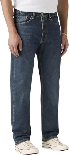 Levi's Men's 505 Regular Fit Jeans, Goth Fog Adv, 33W / 32L