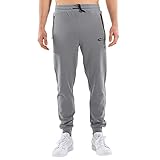 SMILODOX Herren Jogginghose Rahel - Lange Hose im Slim fit mit Low Waist Bund und Tunnelzug, Größe:3XL, Color:Grau