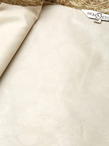 Image of SOJANYA (Since 1958, Men's Silk Blend Grey Kurta Pyjama & Silk Blend Jacket Combo