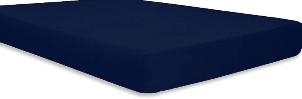 1-Piece Fitted Sheet/Bottom Sheet Fit up to 10'' Deep Pocket Solid Pattern Egyptian Cotton 400 Thread Count. (Queen, White)