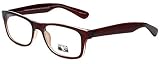 Gotham Style Designer Eyeglass Frames G229 60mm in Brown