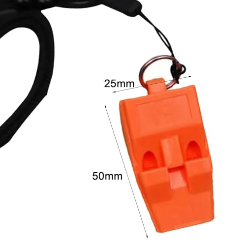 Silbato deportivo compacto para árbitros naranja miniatura 3