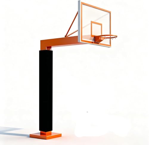 Coussinet de poteau de basket-ball avec mousse épaisse et revêtement étanche