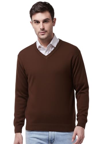 Image of Pivl Men's Winter V Neck Solid Sweaters ||Winterwear||