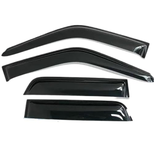 Visières fenêtre noires et déflecteurs de pare-brise latéral pour Hilux Surf