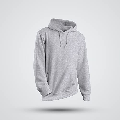 Mellor Design Plain Pullover Hoodie Casual Hooded Top Adult Unisex Mens Womens Hooded Sweatshirts