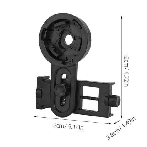 Adaptador de telescopio para móvil soporte universal ajustable de 55-98mm para smartphone 3