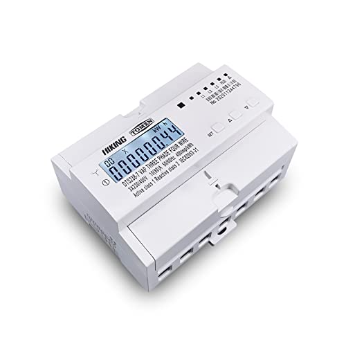 Voltmètre ampèremètre triphasé et relais de protection 80A pour tableau - 3