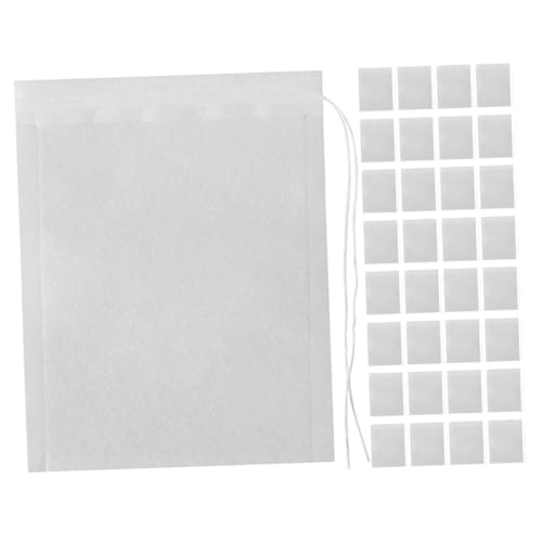 POPETPOP 100個 使い捨て食品グレード不織布ティーバッグ お茶 コーヒー 調味料用 フィルター袋 茶葉抽出用 メロウな味わい保持