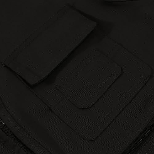 Fishing Vest for Men Casual Lightweight Zip V Neck Utility Cargo Vests Outdoor Hiking Travel Vest Jacket with Pocket3