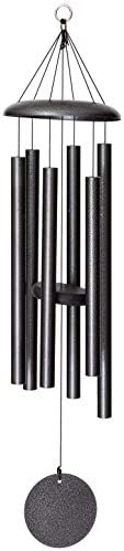 Corinthian Bells by Wind River - 36 inch Silver Vein Wind Chime for Patio, Backyard, Garden, and Outdoor décor (Aluminum Chime) Made in The USA