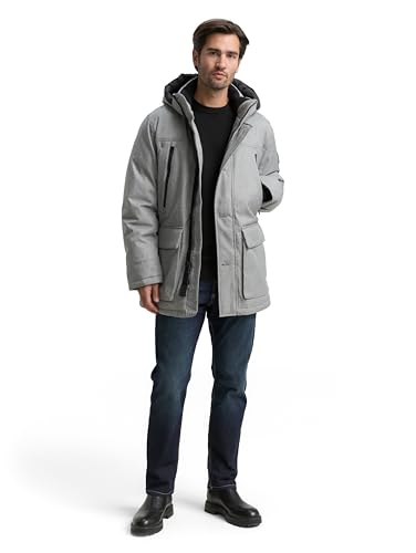 TOM TAILOR Herren Arctic Parka mit Abnehmbarer Kapuze – Ansicht 4