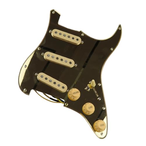 Pickguard pré câblé Alnico V SSS pour remplacer les micros défectueux de guitare électrique