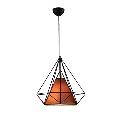 Petit lustre géométrique rétro en métal forgé de style américain unique