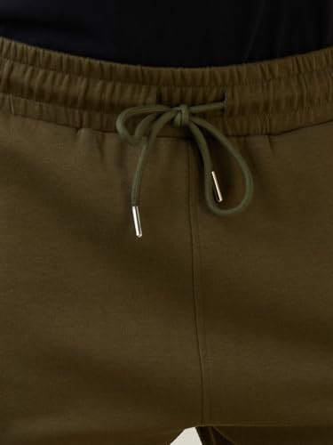 Image of SleepZ by Raymond Men Regular Fit Solid Pattern Cotton Polyester Blend Shorts