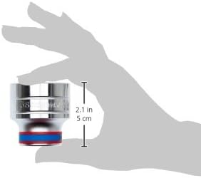 KING TONY 433538M 6-Point Socket, 38 mm, 1/2-inch Drive - Image 4