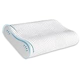 LAMB Upgraded Kopfkissen Nackenkissen, Höheneinstellbares Kissen Memory Foam Ergonomisches 60 x 36 cm, Nackenstützkissen mit waschbarer Kopfkissenbezug, 55D Dynamischer Schaum