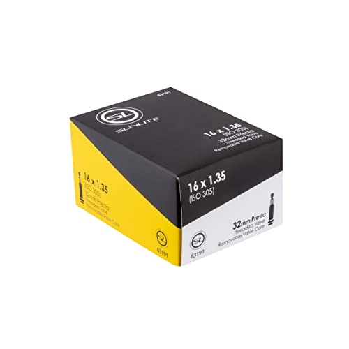 SUNLITE Standard Presta Valve Tube - 16x1.35 (305x37), 32mm