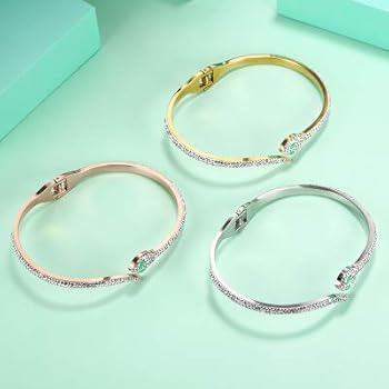 Amazon | Braw 蛇形ブレスレット ピンクゴールド レディース 人気