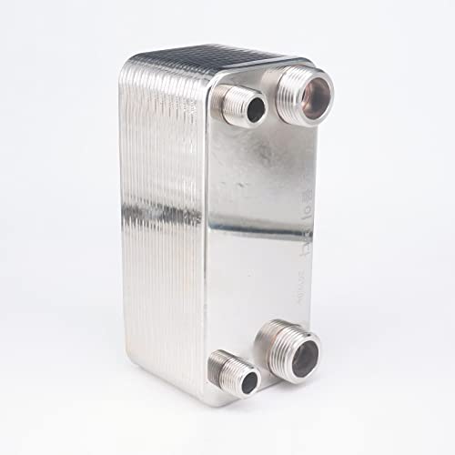 24 Plates Heat Exchanger Beer Wort Chiller Cooler 304 Stainless Steel For Home Brewing Beer #TOP4