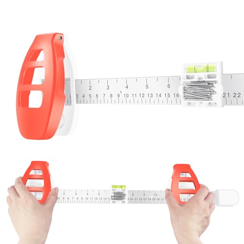 Level Ruler Picture Hanging Tool with Level – Precision Wall Mount Guide for Frames & Artwork, Easy Alignment Hanging Tool with Built-In Level for Home Decor Installation