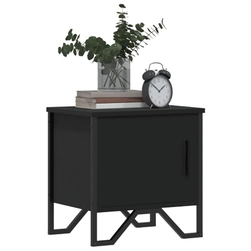 Table de chevet noire compacte pour optimiser les petits espaces
