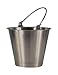 20 Quart,Stainless Steel Utility Pail,Standard Handle