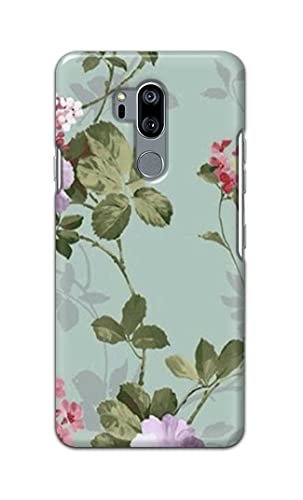 Image of Printed Hard Back Cover Case for LG G7 ThinQ | LG G7 Plus Back Cover (Floral Painting) -702