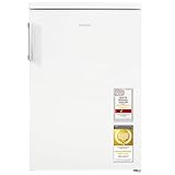 Exquisit Vollraumkühlschrank | 133 l Nutzinhalt, Energieklasse E, 40 dB(A) | kompakte Bauform, LED-Innenbeleuchtung, manuelle Temperaturregelung, Flaschenfach, Gemüseschublade | KS516-V-H-010E weiss