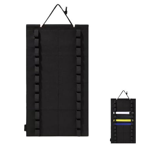 SOLGLO Karate Belt Display Rack, Taekwondo Belt Display, Wall Mounted 12/24 Belts Rack, Martial Arts Belts Organizer for Adult Kids Judo,Learners