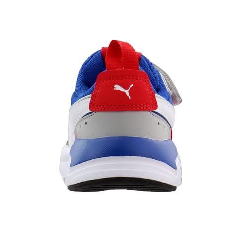 PUMA PUMA baby boys X-ray Slip on Sneaker, Puma Royal-high Rise-puma White-high Risk Red-puma Black, 12.5 Little Kid US