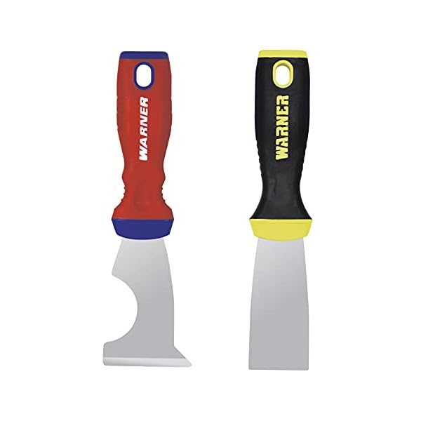 Warner-Manufacturing-11501A-ProGrip-Series-Painters-Combo-Pack-5-in-1-10971A-1-12-Full-Flex-Putty-Knife-90127A-Pro-Paint-Tool-15-Inch-5-1-Red-and-Yellow
