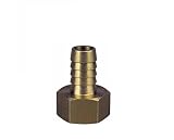 adaptador grifo manguera ducha 6 sizes Disponible latón macizo Boquilla Tubo Conector con púas a BSP Hembra hilos Estanque/Piscina/Tubo de manguera Adaptadores 10mm To 1/2\" BSP Rosca