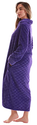 Just Love Plush Zipper Lounger Robe for Women2