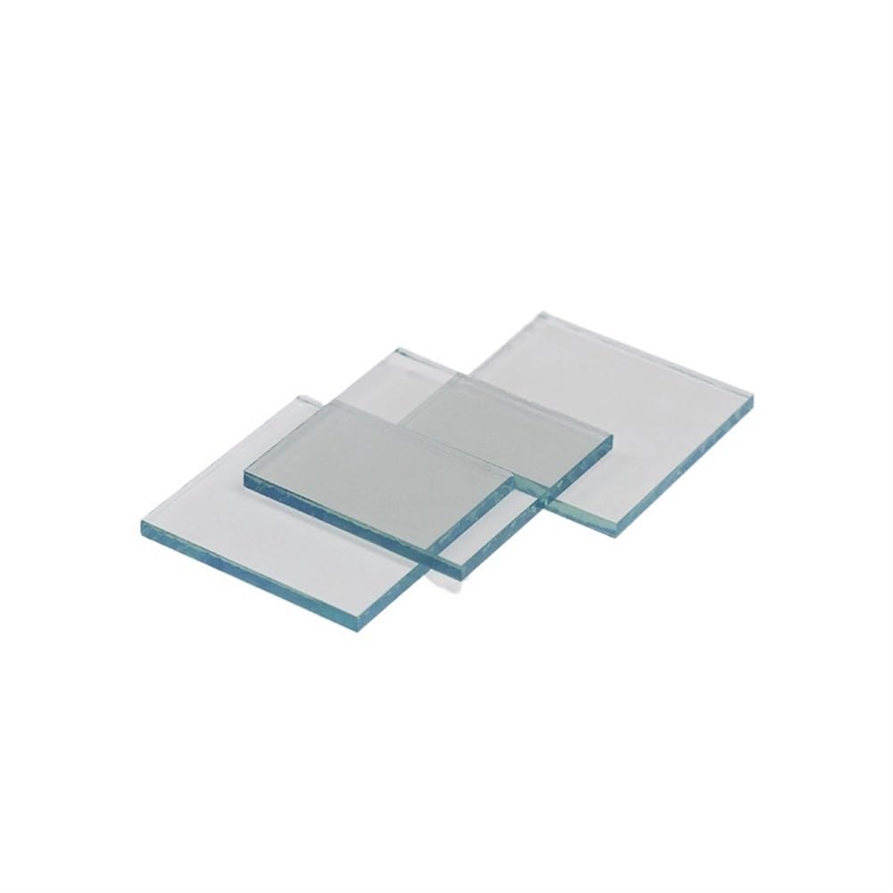 Yinxi Vidrio conductivo Recubierto de FTO, 50x50x2,2mm, 10 Ohm/Sq Lab, Vidrio Conductor Transparente, óxido de estaño dopado con flúor, Personalizado, 10 Uds.