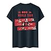 B-T-S World Tour is Back Shirt Women 2026-2027 World Tour Tshirt Bangtan Boys RM Jin Suga J-Hope Jimin V Jungkook Round Neck Short Sleeve Shirts Y2K K-Pop Blouse Concert Support Tops for Music Fan #2