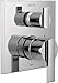 Delta Faucet T24867, Chrome Ara Angular Modern Monitor 14 Series Valve Trim with 3-Setting Integrated Diverter