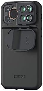 ShiftCam MultiLens Case For Apple iPhone 11 PRO | 5-in-1 set (4x Telephoto, 10x and 20x Macro, Circular Polarizer Filter, 180° Fisheye) | Black