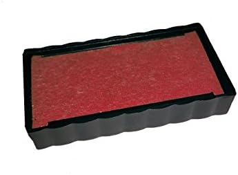 Traxx - Pack of 2 Rubber Stamp Replacement Inkpads for The Traxx 9011 in Red Ink 7/9011